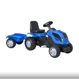 Traktor na pedale model 956-plavi
