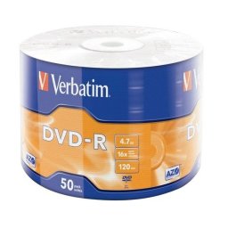 Verbatim DVD-R 4,7GB 16x Matt Silver 50kom Wrap 43788 ( 5516WR/Z )