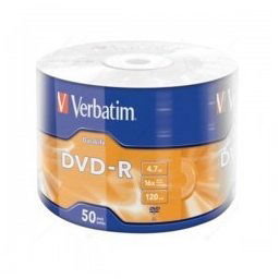 Verbatim DVD-R 4.7GB 16X 50/200 DL cake-50 43814 ( 55165D/Z )
