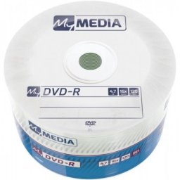 Mymedia DVD-R 4.7GB 16X 50PK WRAP 69200 ( 5516WMM/Z )