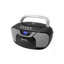 Roadstar rcr4635umpbk prenosivi cd radio kasetofon crni