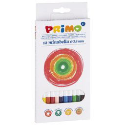 Boje drvene 12 boja fi3,8mm Minabella Primo