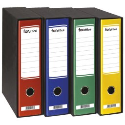 Registrator A4 široki u crnoj kutiji FORoffice 402935 plavi