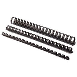 Spirala plastična fi-25mm pk50 Fellowes 5348504 crna