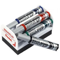 PENTEL set whiteboard markera 1/4