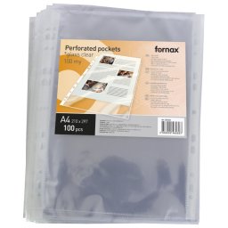 Fascikla uložna A4 100my pp sjajna pk100 Fornax