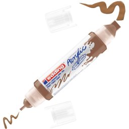 Akrilni marker E-5400 double-liner sa dva vrha
