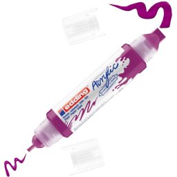 Akrilni marker E-5400 double-liner sa dva vrha
