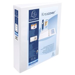 Mapa uložna 4D prstena-fi40/rikna-60mm A4 pp 3 folije Exacompta 51843E bela
