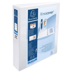 Mapa uložna 4D prstena-fi50/rikna-70mm A4 pp 3 folije Exacompta 51844E bela