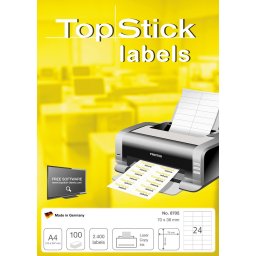 Etikete TOPSTICK 70X36 A4/24 1/100