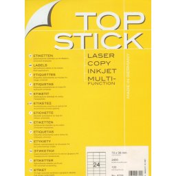 Etikete TOPSTICK 17,8X10 A4/270 1/100
