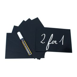 Crna tabla Securit Tag + kreda marker