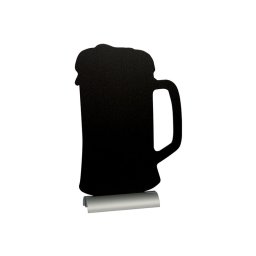 Crna tabla Securit Silhouette KRIGLA alu-postolje 34x22x6cm