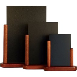 Crna tabla Securit Elegant mahagoni 5x16x17 cm