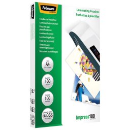 Folija za plastificiranje 100my A4 sjajna pk100 Fellowes