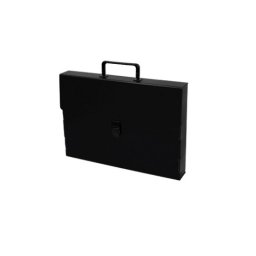 Torba-kofer pp-tvrdi 380x270x50mm 1kopča Dispaco CRNA
