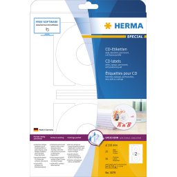 Etikete za CD 116 A4/2 1/25 bela