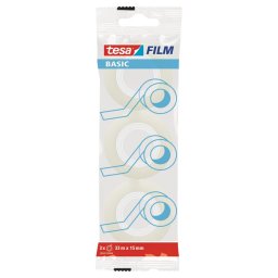 Traka lepljiva 15mm/33m Basic pk3 Tesa 58547 providna blister