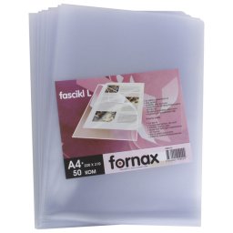Fascikla "L" 80my pp A4 mat pk50 Fornax 1773 Mat