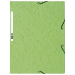 Fascikla klapna s gumicom chartreuse A4 Exacompta 55513E limeta zelena