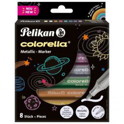 Flomaster 8boja karton Jumbo Metallic Colorella Super C411 Pelikan