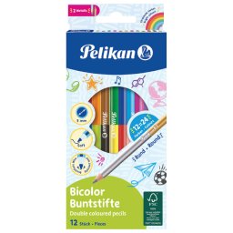 Boje drvene 24boje obostrane pk12 Pelikan 700146