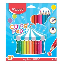 DRVENE BOJICE MAPED COLOUR `PEPS JUMBO 1/18
