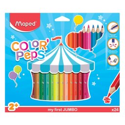 DRVENE BOJICE MAPED COLOUR `PEPS JUMBO 1/24