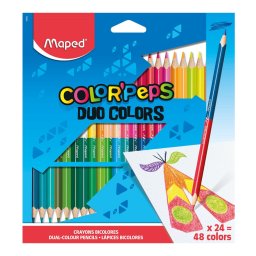 DRVENE BOJICE MAPED COLOR`PEPS DUO 24/48