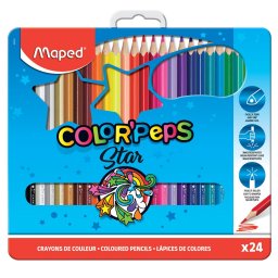 DRVENE BOJICE MAPED COLOR`PEPS METAL 1/24
