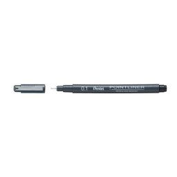 PENTEL fineliner POINTLINER crni 0,1