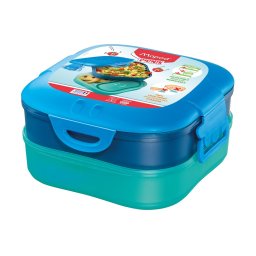 MAPED set posuda za hranu Charakter colection 3u1 plava