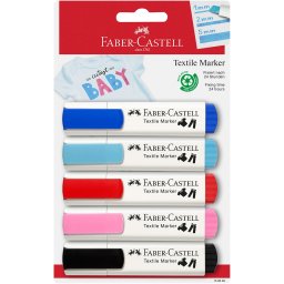 Faber Castell tekstil markeri BABY set 1/5