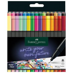 Faber Castell lajner GRIP 1/30 pastel+neon