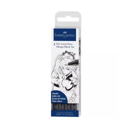 Faber Castell PITT artist pens Manga black 1/4