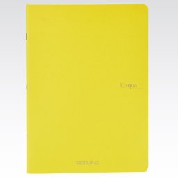 Sveska meki povez A4 karo 40L 90g EcoQua Fabriano limun žuta (limone)
