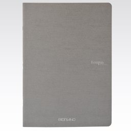 Sveska meki povez A4 karo 40L 90g EcoQua Fabriano siva (antracite)