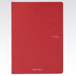 Sveska meki povez A4 karo 40L 90g EcoQua Fabriano tamno crvena (cherry)
