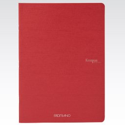 Sveska meki povez A4 linije 40L 90g EcoQua Fabriano tamno crvena (cherry)