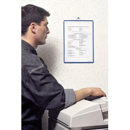 Ramovi sa folijom za kačenje na zid A4 uspravni pak. 1/5, Tarifold - Djois Tarifold plava