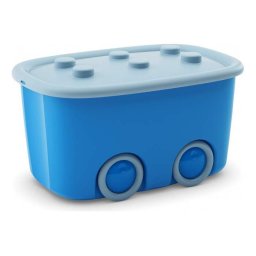 Kutija za igračke sa točkićima Funny Box - Plava