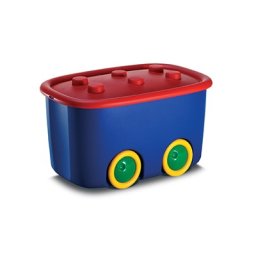 Kutija za igračke sa točkićima Funny Box - Duga