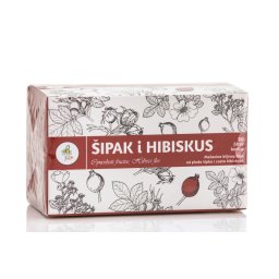 ČAJ OD ŠIPKA iI HIBISKUSA 20 FILTER KESICA