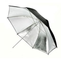 UB-002 Black Silver Umbrella 40" / 101cm