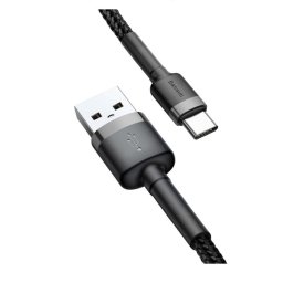 USB kabel Baseus Cafule USB Type-C 2A 3m sivo-crni