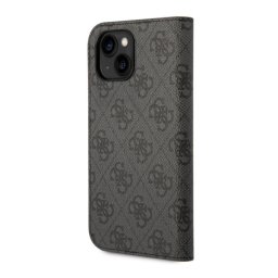 Maska na preklop Guess PC/TPU 4G Metal Camera Outline Book za iPhone 14 crna