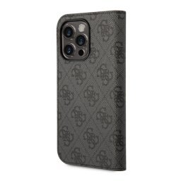 Maska na preklop Guess PC/TPU 4G Metal Camera Outline Book za iPhone 14 Pro Max crna