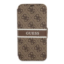 Maska na preklop Guess Bk Pu 4G Stripe za iPhone 13 Pro (6.1) braon.