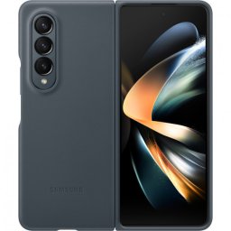 Original maska Samsung Galaxy Z Fold4 Kožna futrola EF VF936L SivoZelena Outlet